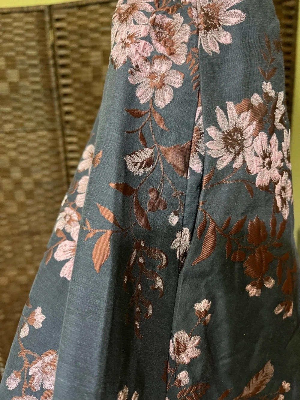 New Free People Matilda Mini Dress Strapless Floral Jacquard – Size XL